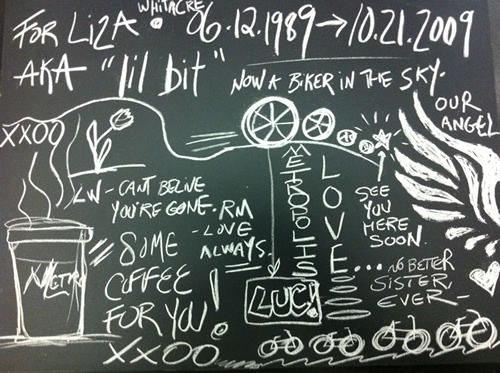 Chalkboard Memorial