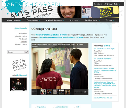 arts.uchicago.edu: Arts Pass