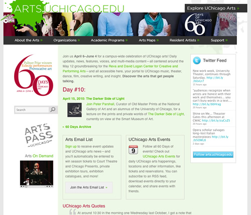 arts.uchicago.edu: 60 Days of UChicago Art